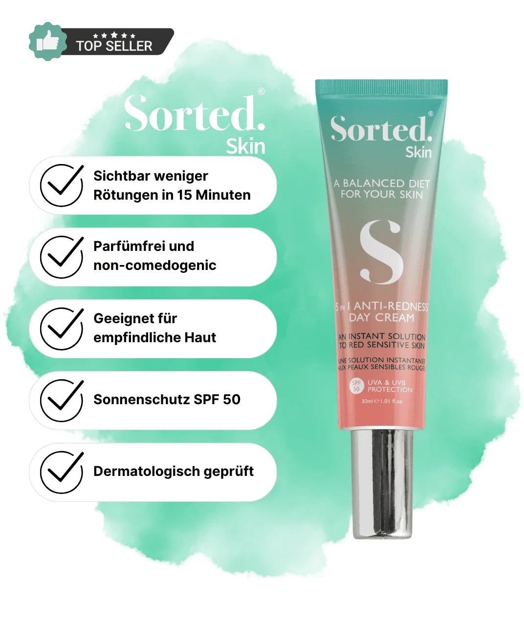 5 in 1 Anti-Redness Tagescreme