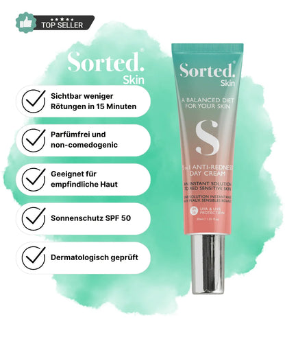 5 in 1 Anti-Redness Tagescreme