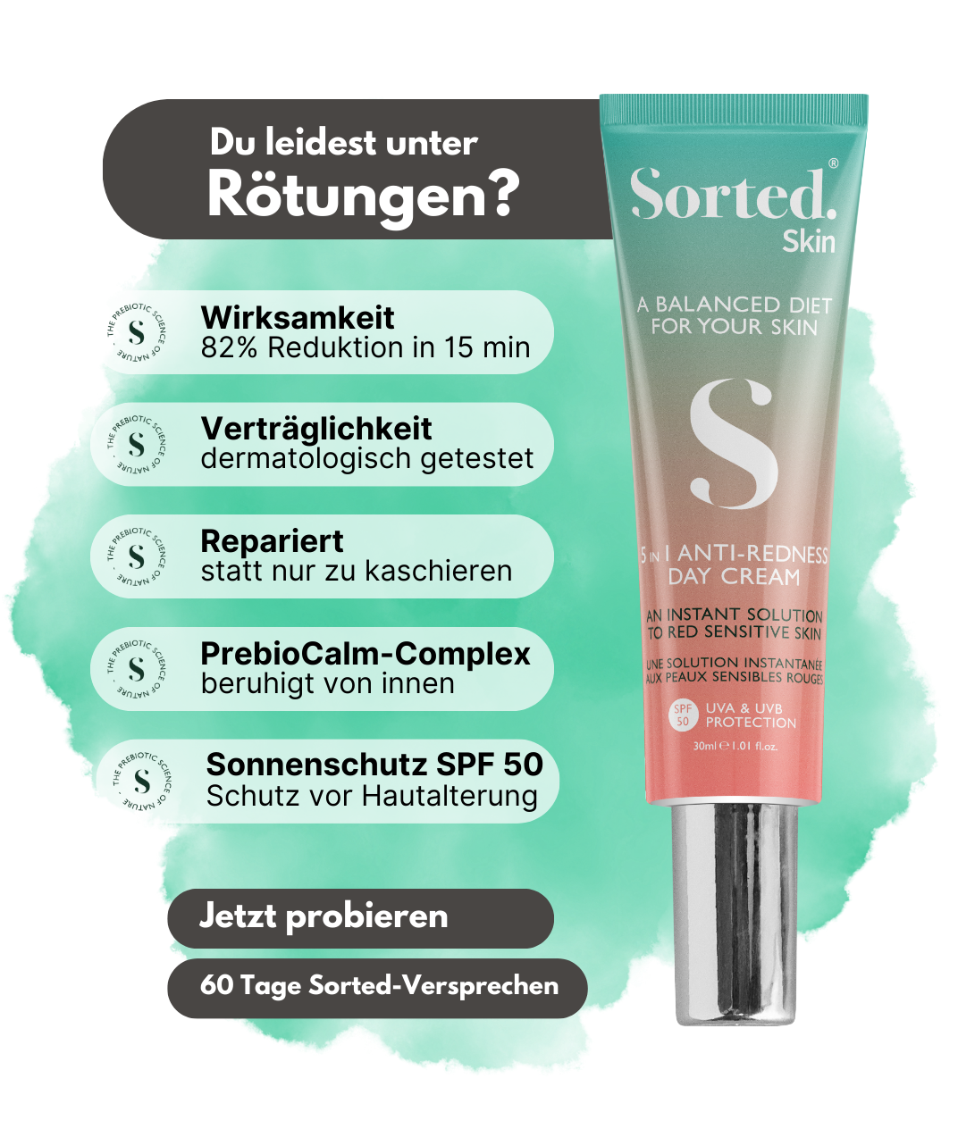 5 in 1 Anti-Rötungen Tagescreme