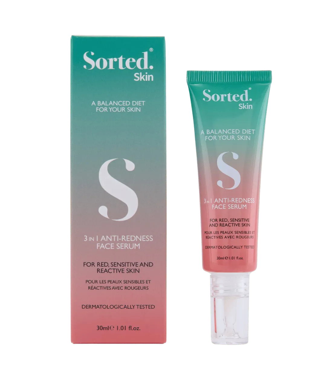 3 in 1 Anti-Redness Serum für gerötete Haut